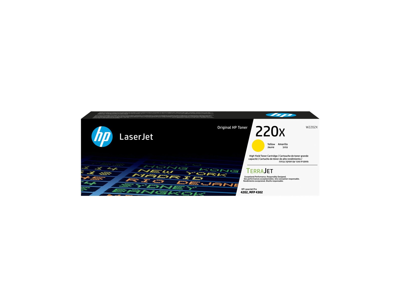 Originalna HP 220X rumena tonerska kartuša za LaserJet