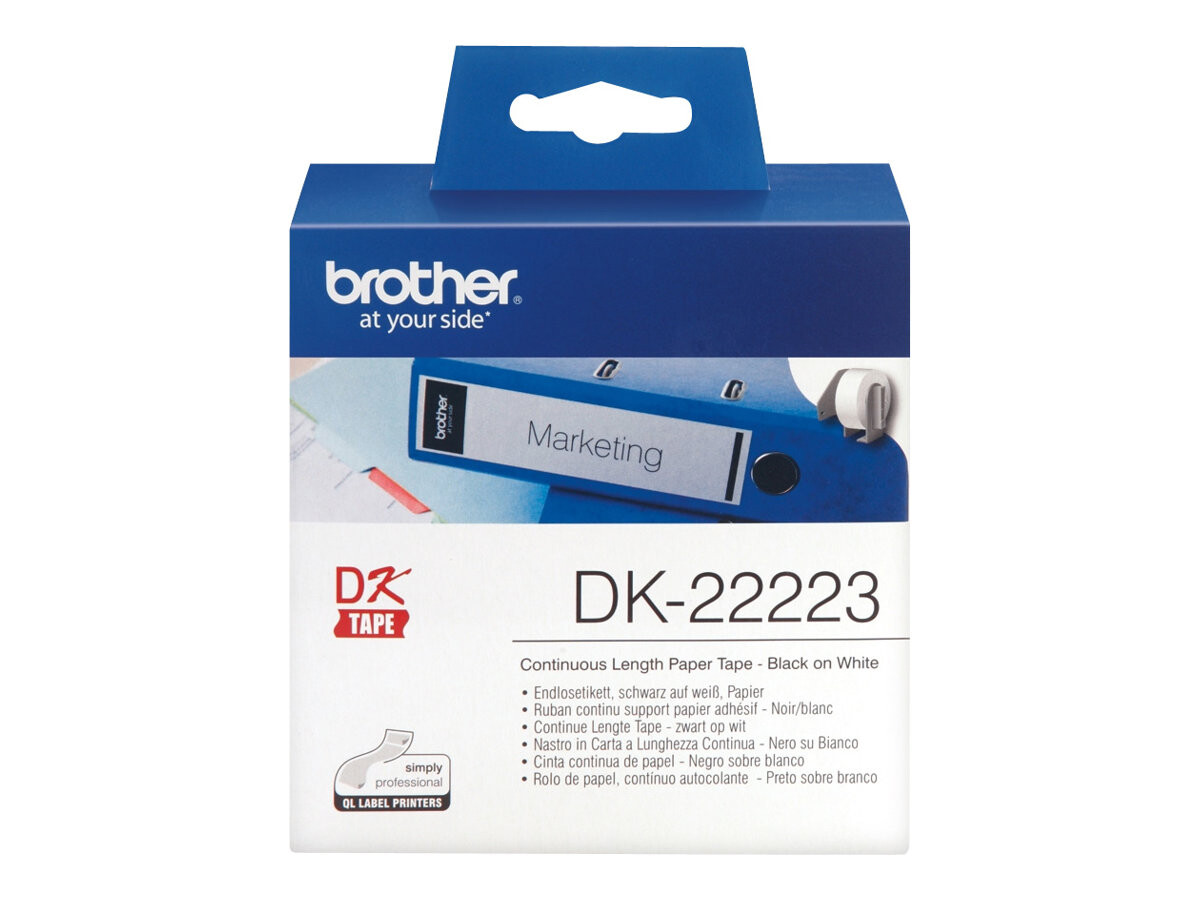 BROTHER DK-22223 neprekinjen papirni trak za tiskalnike nalepk