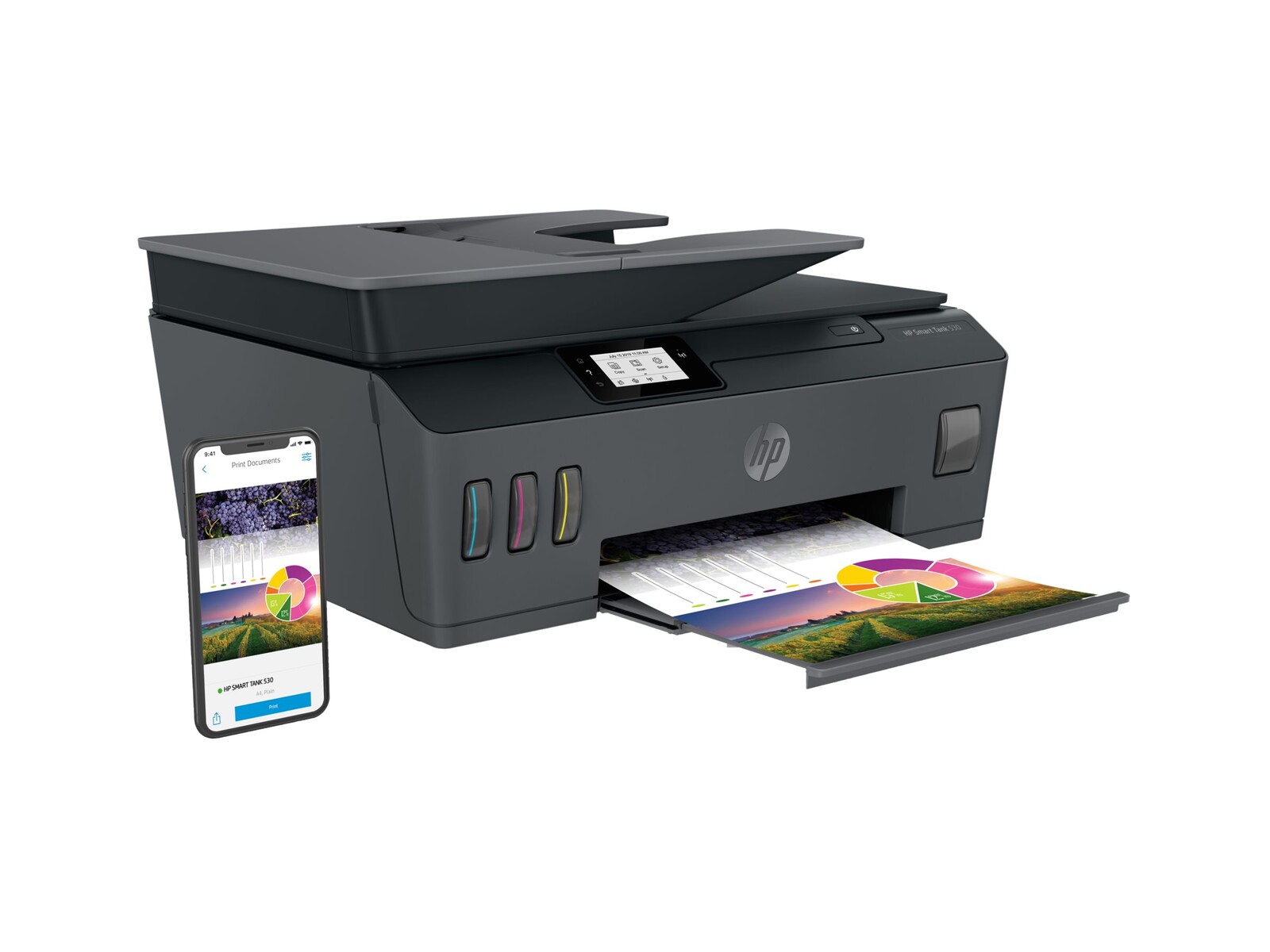 HP Smart Tank 530 vse-v-enem tiskalnik 11 ppm