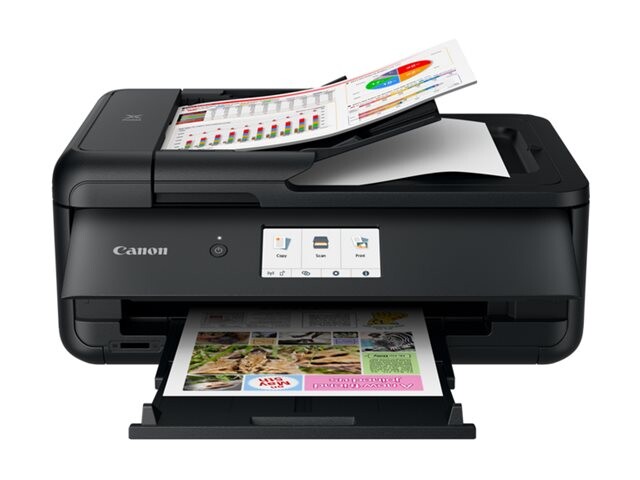 CANON PIXMA TS9550A večfunkcijski barvni brizgalni tiskalnik A4/A3, 15 ipm, tisk, 200 listov, USB, LAN, Wi-Fi, Black