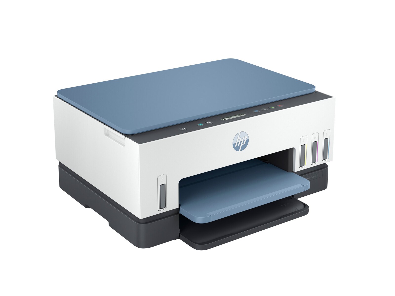 HP Smart Tank 675, vse-v-enem naprava A4, barvni brizgalni tiskalnik z dvopasovnim Wi-Fi za tiskanje, skeniranje in kopiranje, hitrost 12/7 ppm