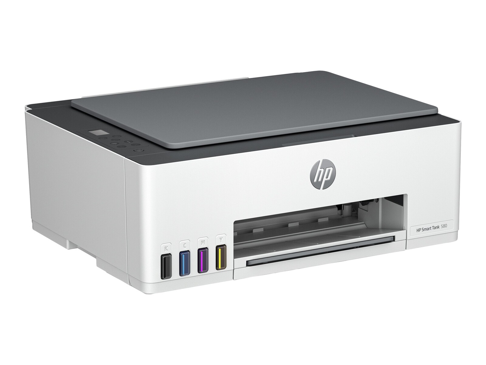 HP Smart Tank 580 vse-v-enem tiskalnik: tiskanje, skeniranje in kopiranje, 12/5 ppm.