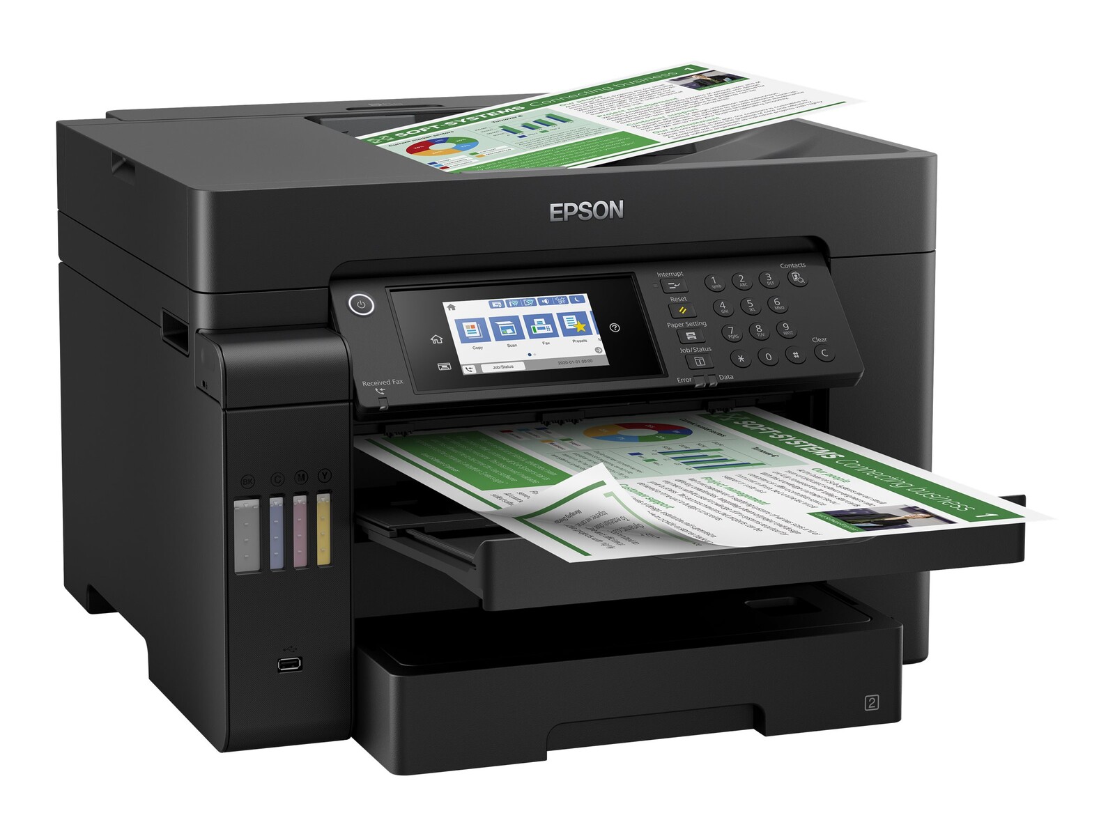 EPSON L15160 večfunkcijski barvni tiskalnik WF A3 25 strani/min